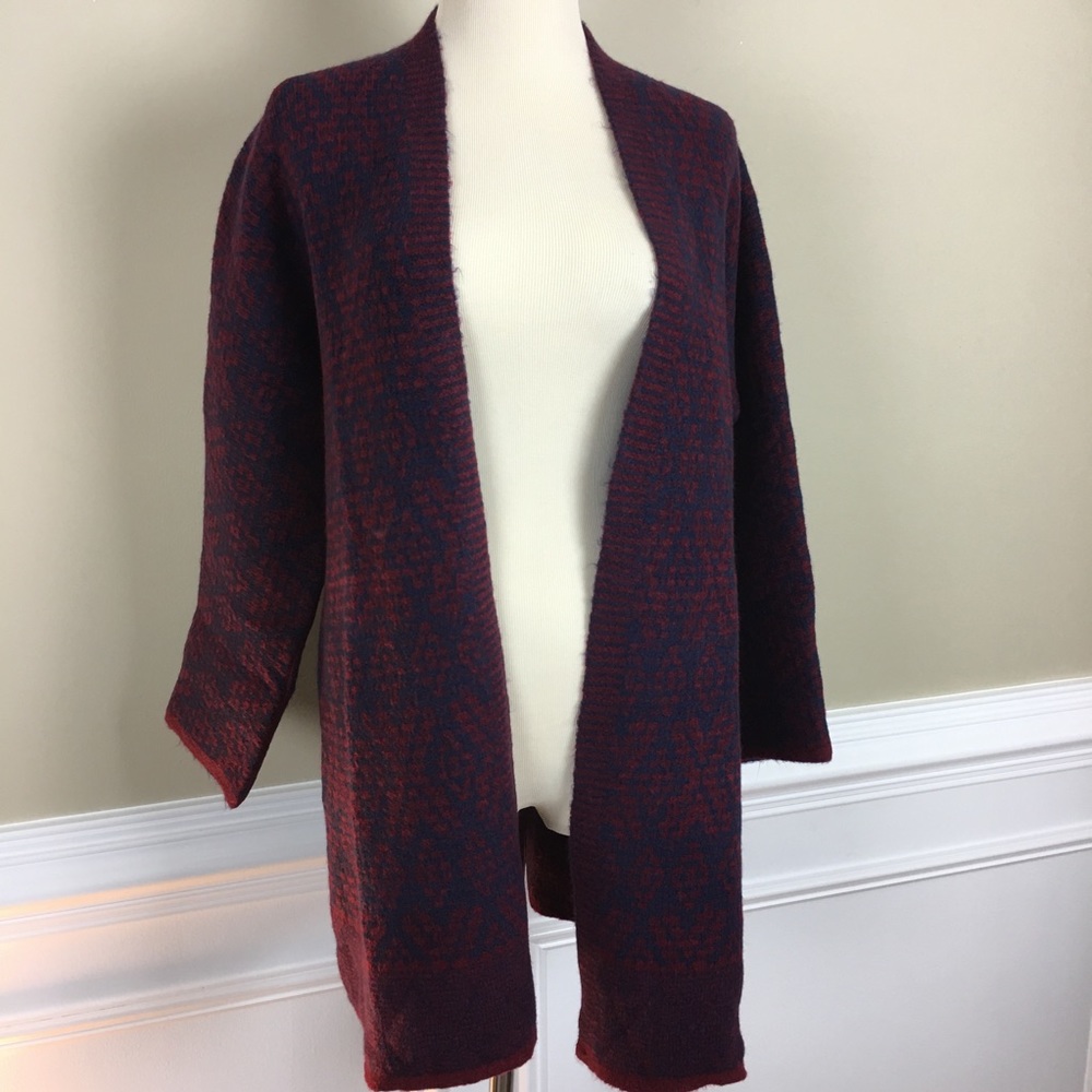 Old Navy Womens Open Front Knit Duster Cardigan - Picture 5 of 8